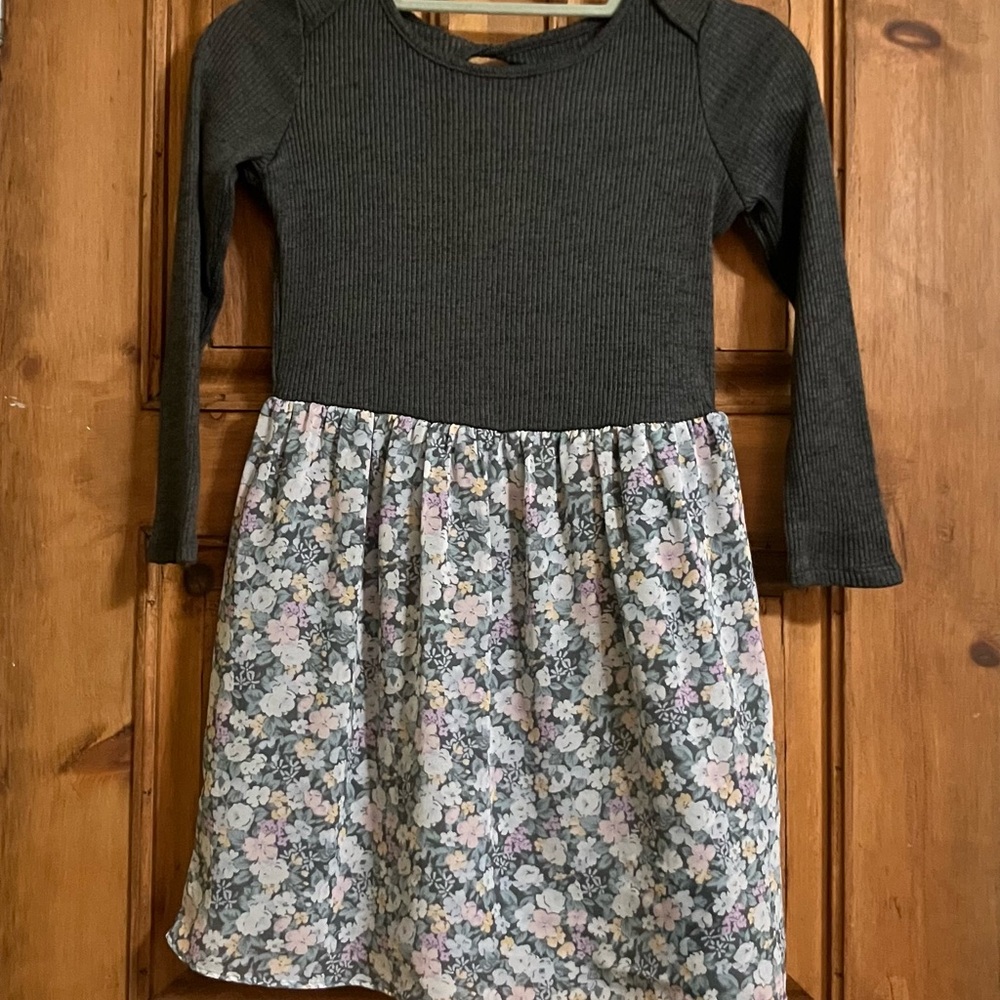 OshKosh B'gosh Long Sleeve Floral Kids Dress